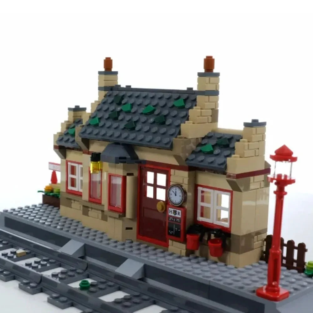 Red Train & Building 76423