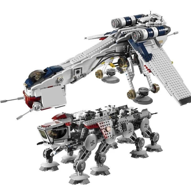 Republic Dropship with Mech 10195